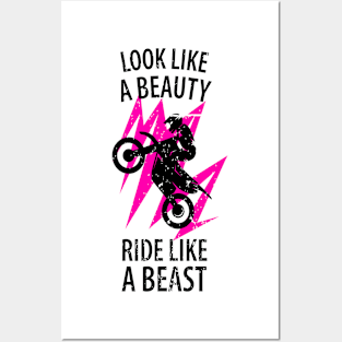 Motocross Biker Freestyle Stunt Posters and Art